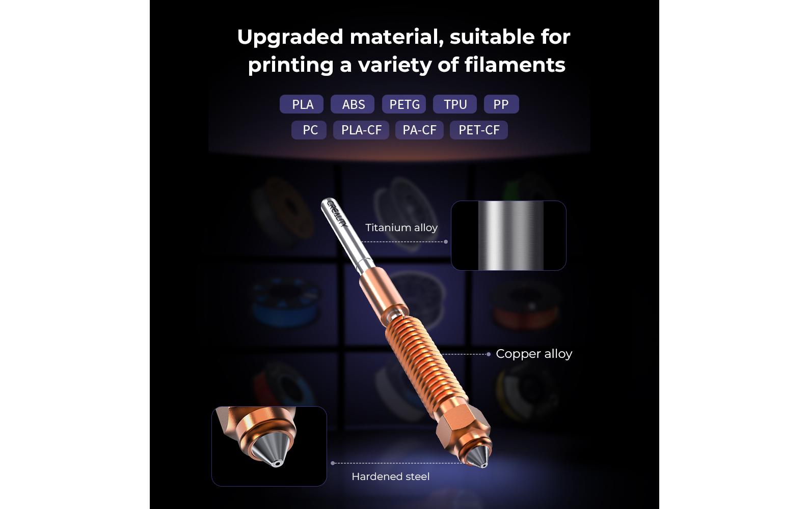 Creality Einhorn-Schnellwechsel-Düsensatz