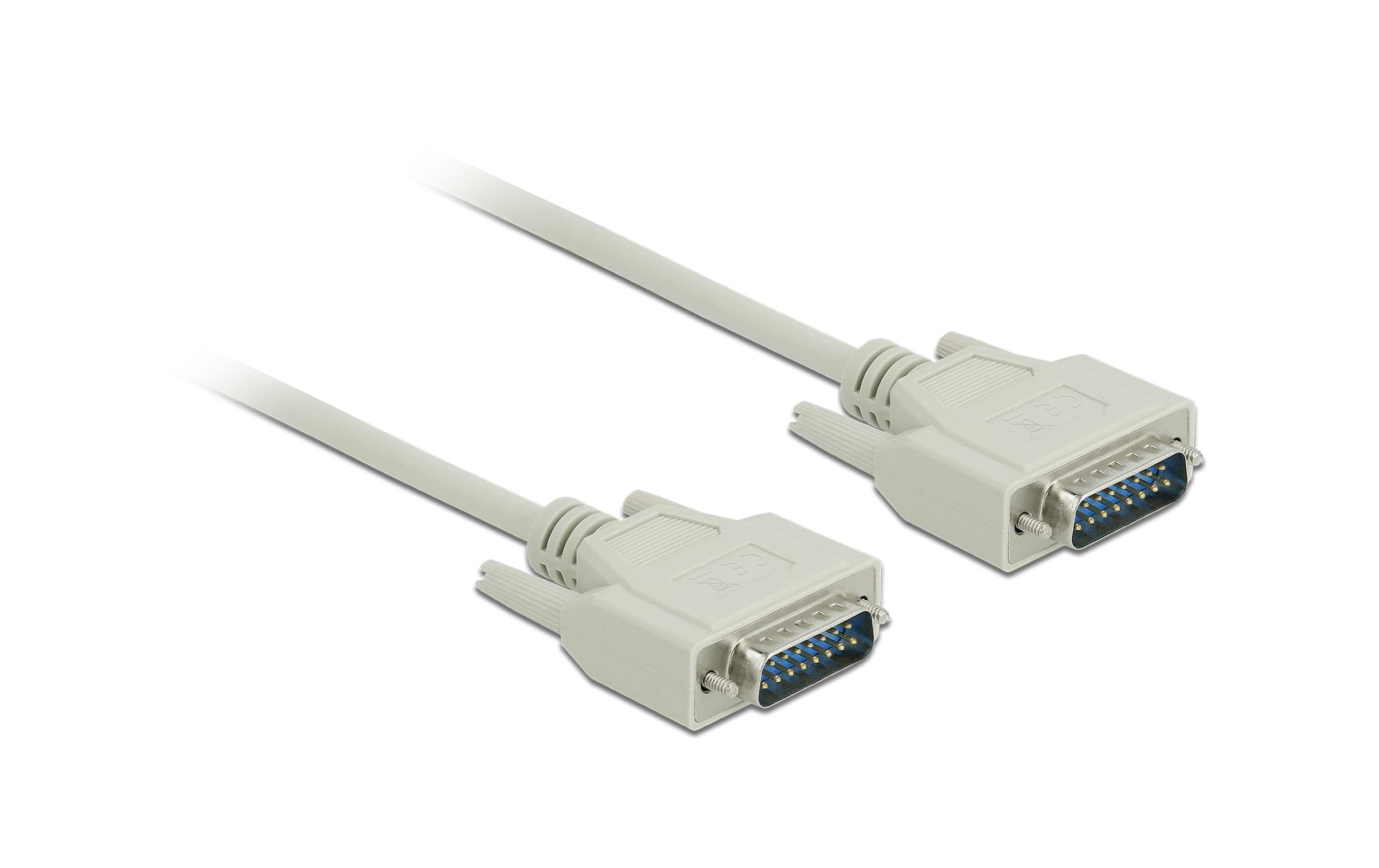 Delock Anschlusskabel D-Sub15 Stecker zu Stecker 1 m Delock Anschlusskabel D-Sub15 Stecker zu Stecker 1 m