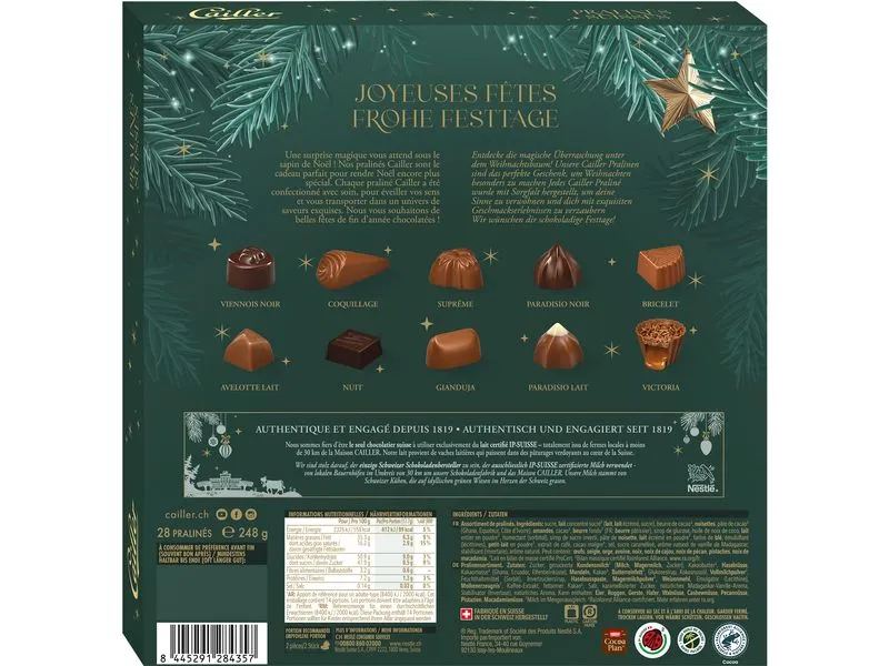 Cailler Pralinen Christmas Magic 248 g