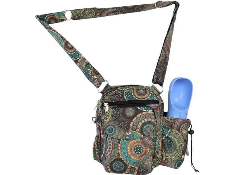 Nijens Gassi-Tasche Konstanz mit Druck, Grün Nijens Gassi-Tasche Konstanz mit Druck, Grün