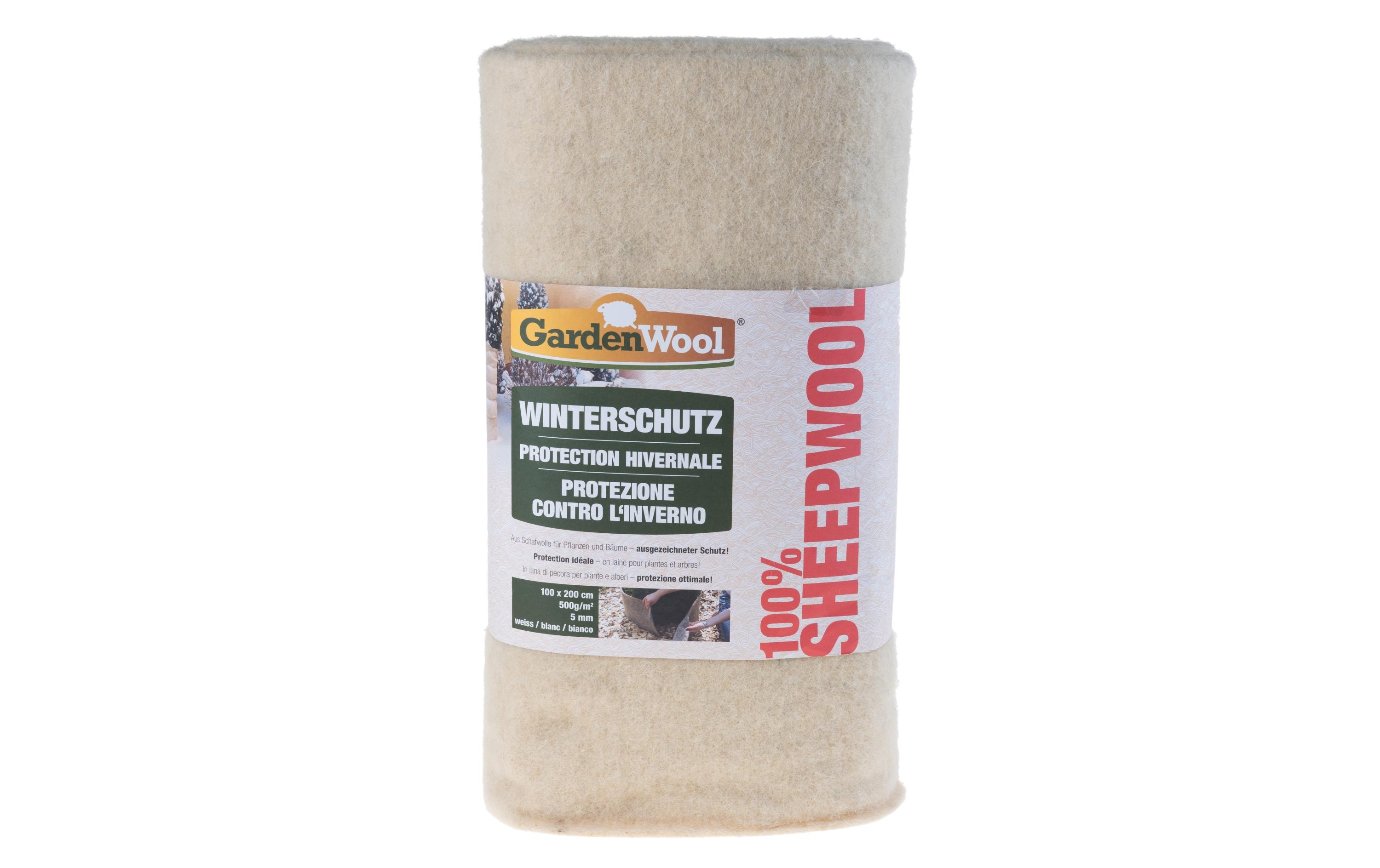 GardenWool Winterschutz-Matte 200 x 100 cm Naturweiss