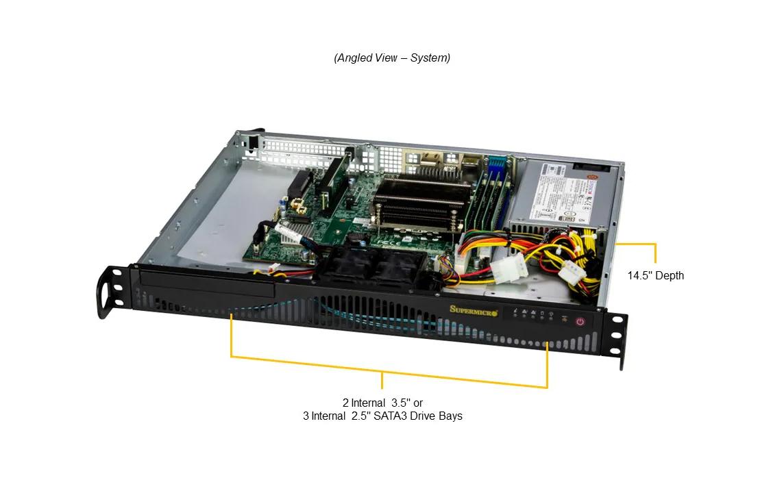 Supermicro Barebone SuperServer SYS-511R-ML Supermicro Barebone SuperServer SYS-511R-ML