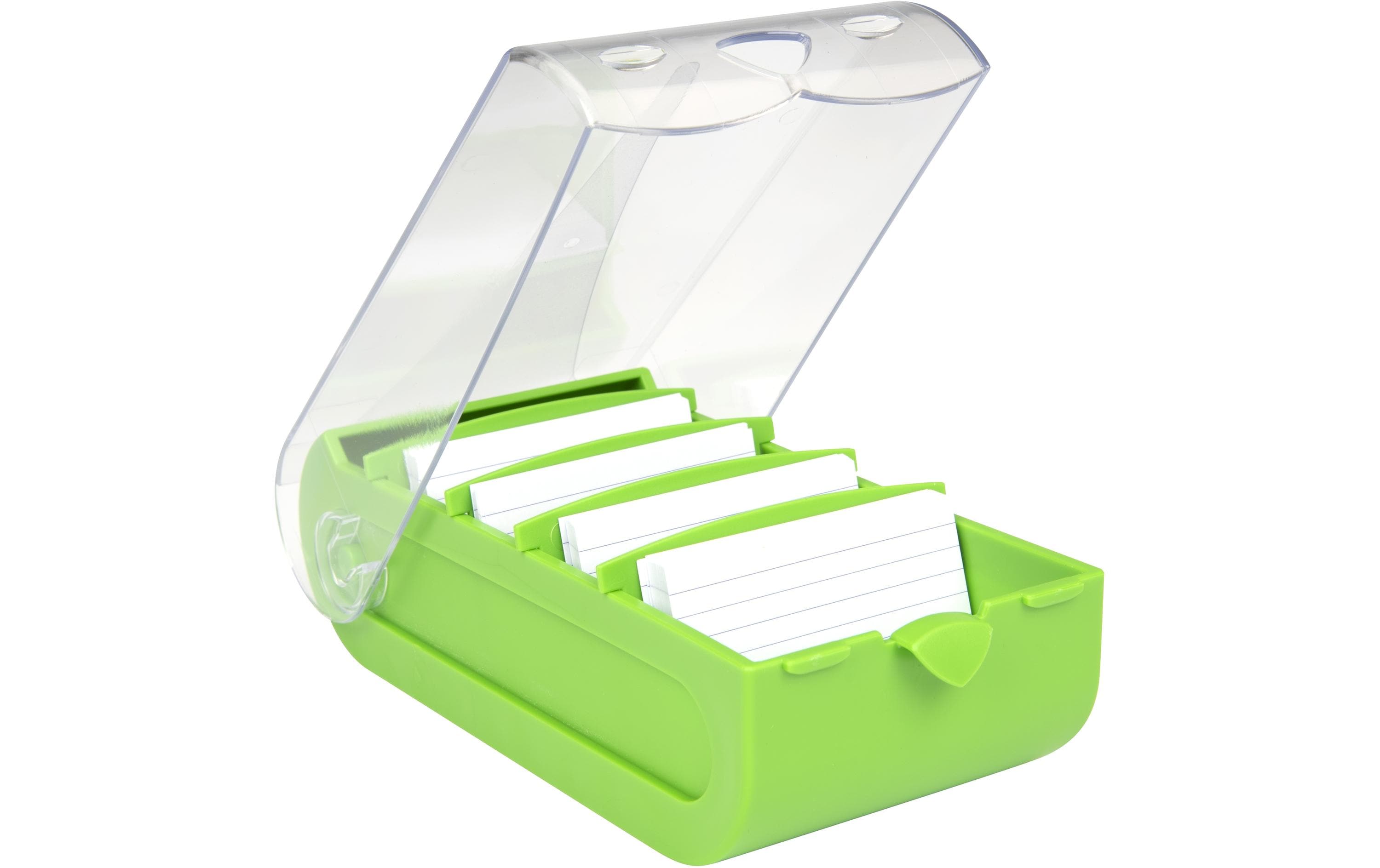 Biella Karteibox Bunny A8 100 Karten, Grün