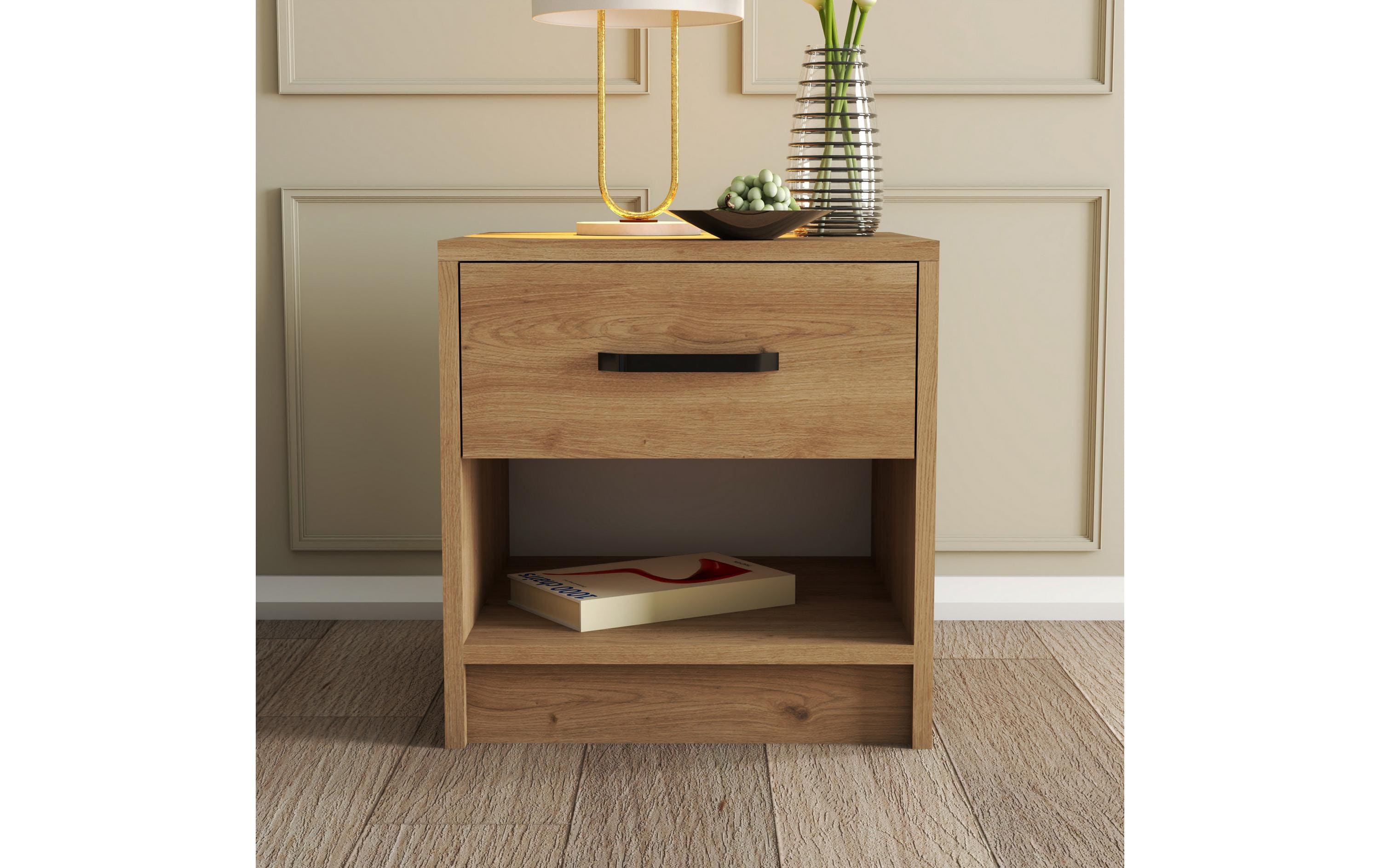 Woody Fashion Nachttisch Grande 52 x 46.8 cm, Braun