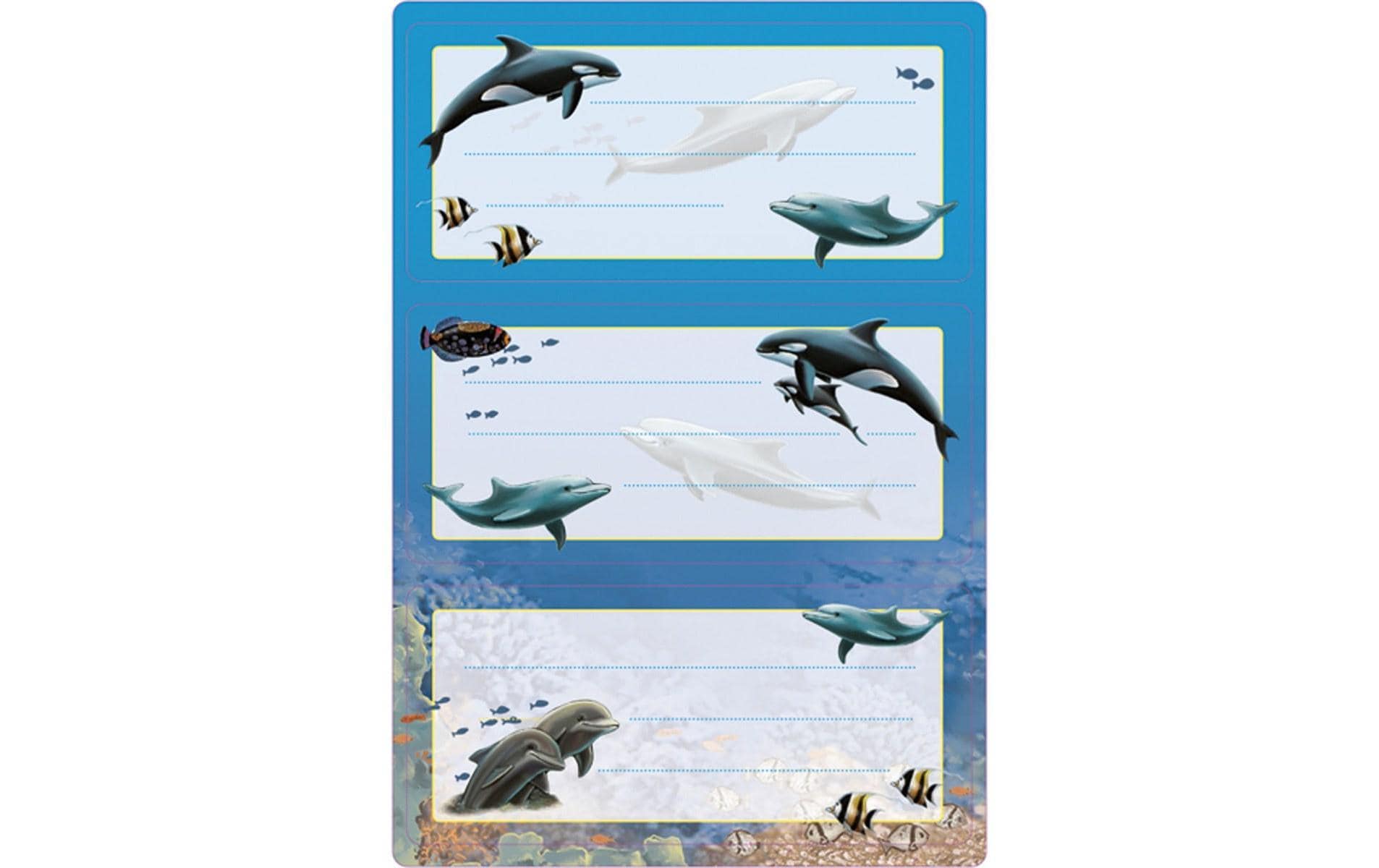 Herma Stickers Schuletiketten Delfine