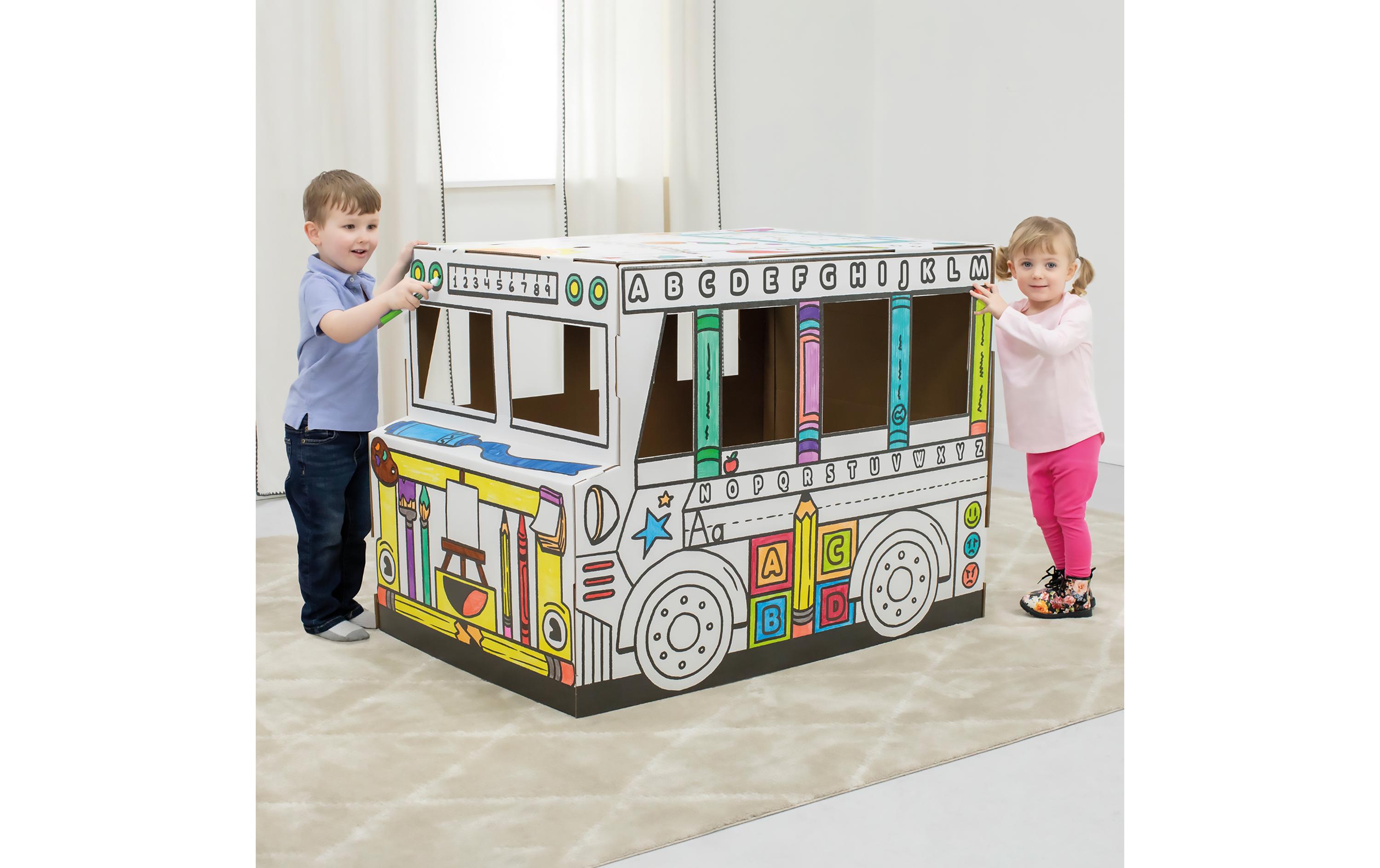 Fellowes Ausmal-Spielbus Outer 83.8 x 78.7 x 114.3 cm
