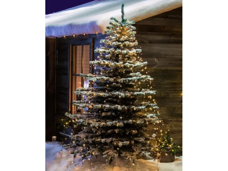 Konstsmide LED-Baummantel 2.4 m Schwarz, mit Funkel-Effekt, Outdoor Konstsmide LED-Baummantel 2.4 m Schwarz, mit Funkel-Effekt, Outdoor