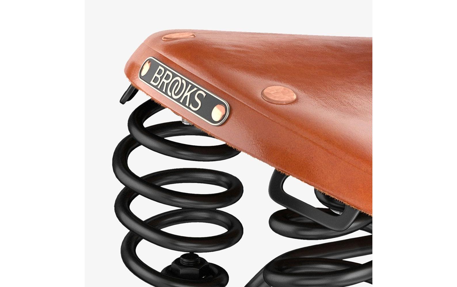 BROOKS Fahrradsattel Flyer Special Honigbraun