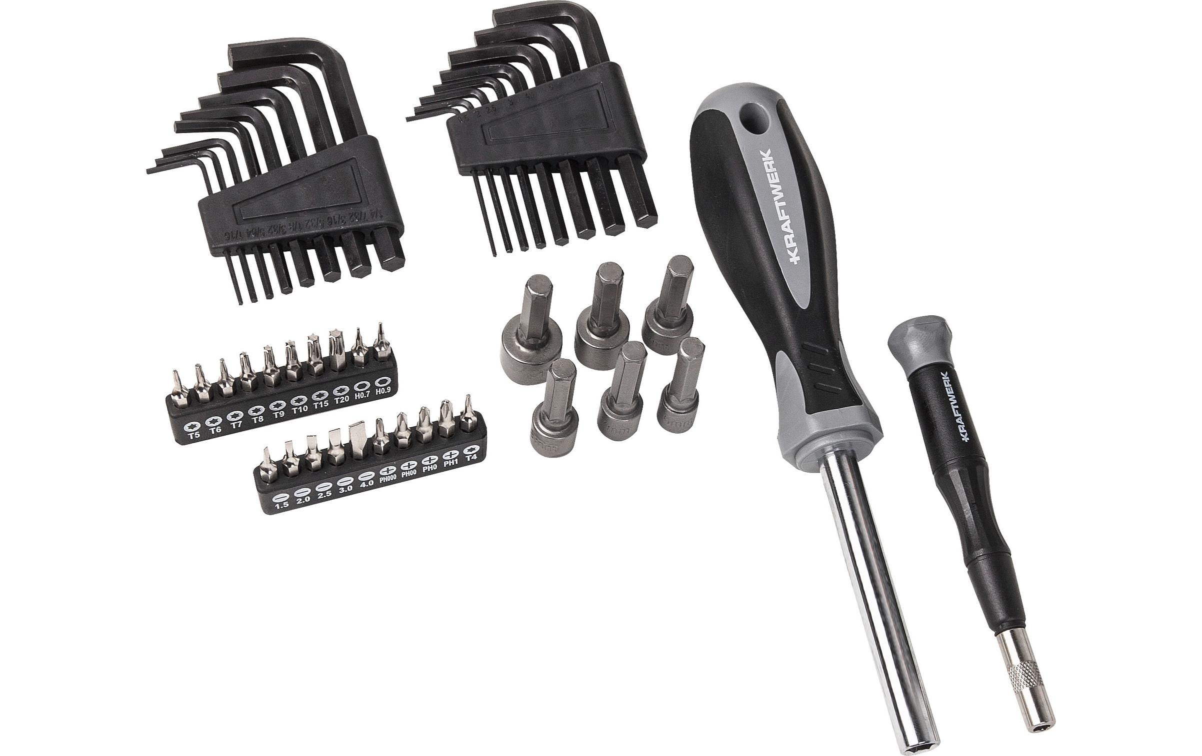 Kraftwerk Schraubendreher und Bit Set 114-teilig Kraftwerk Schraubendreher und Bit Set 114-teilig
