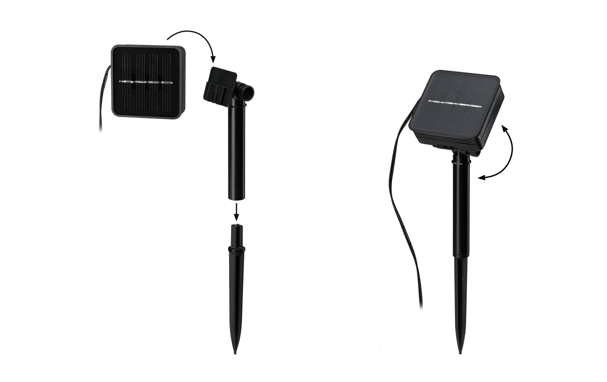 Paulmann LED Stripe Solar 3 m Dämmerungssensor und Akku