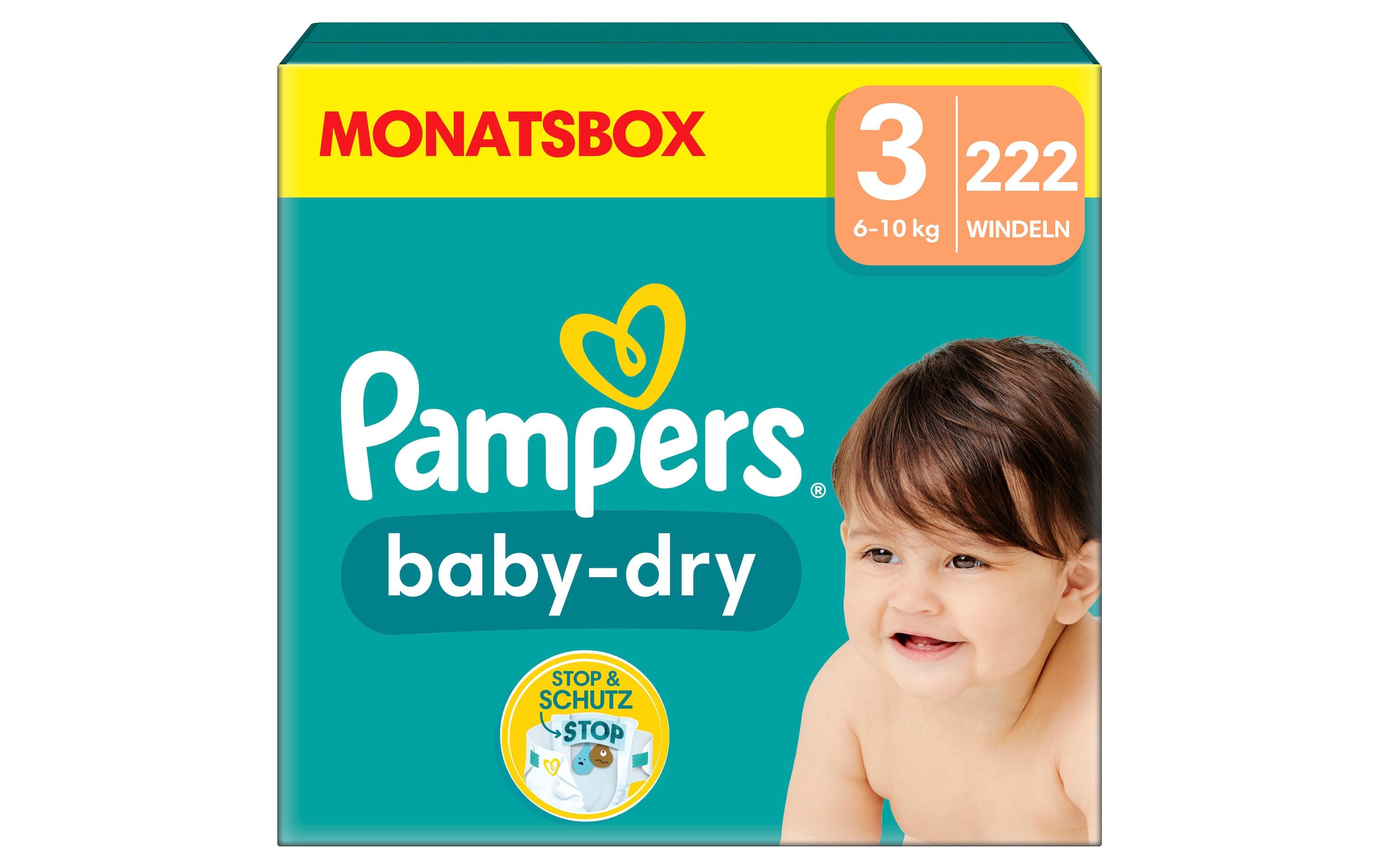 Pampers Windeln Baby Dry Midi Grösse 3 Pampers Windeln Baby Dry Midi Grösse 3