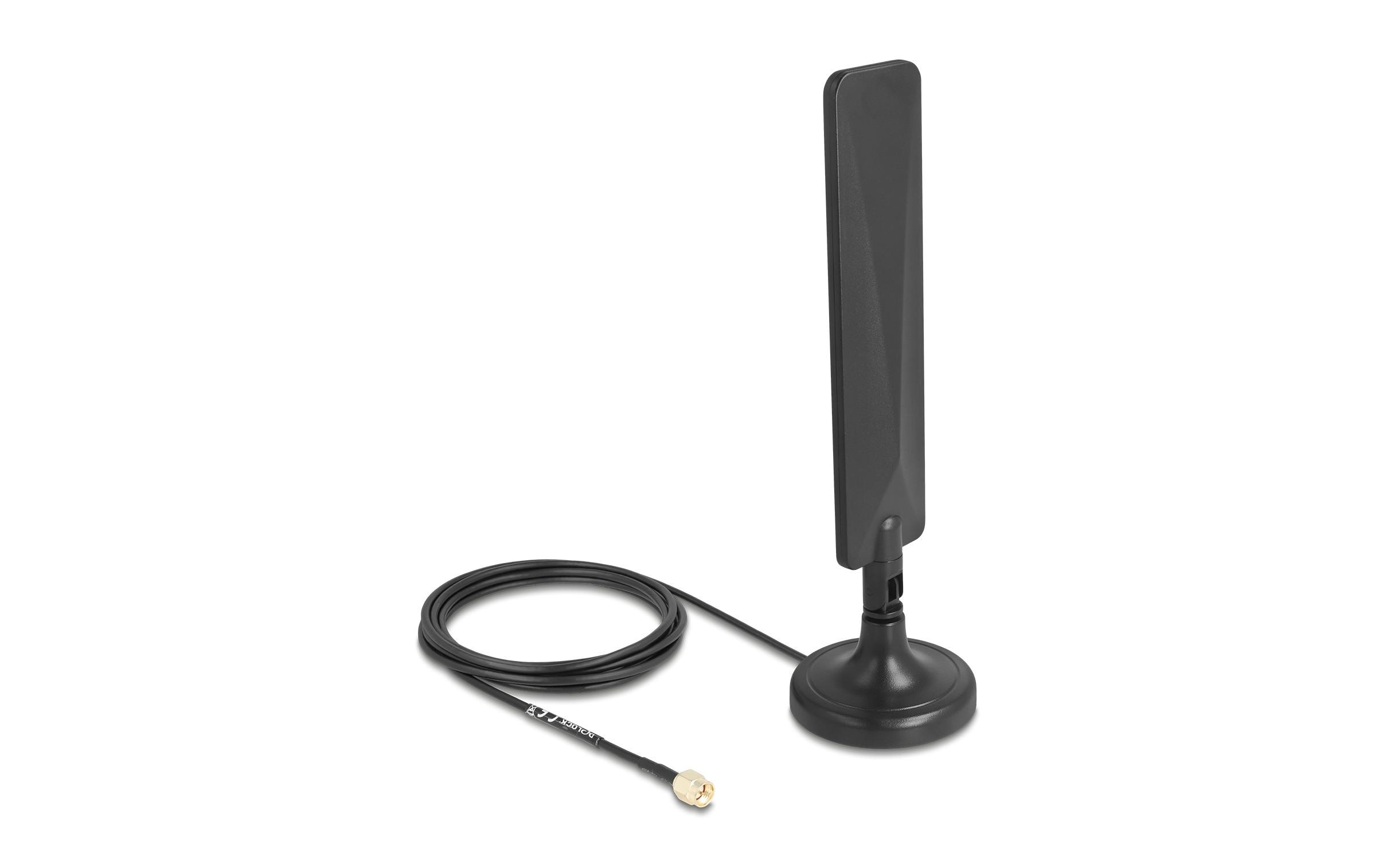 Delock 5G/LTE-Antenne SMA Stecker 3 dBi SMA 3 dBi Rundstrahl Delock 5G/LTE-Antenne SMA Stecker 3 dBi SMA 3 dBi Rundstrahl