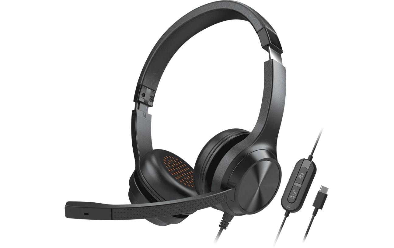 CREATIVE Headset Chat USB On-Ear USB-C Schwarz CREATIVE Headset Chat USB On-Ear USB-C Schwarz