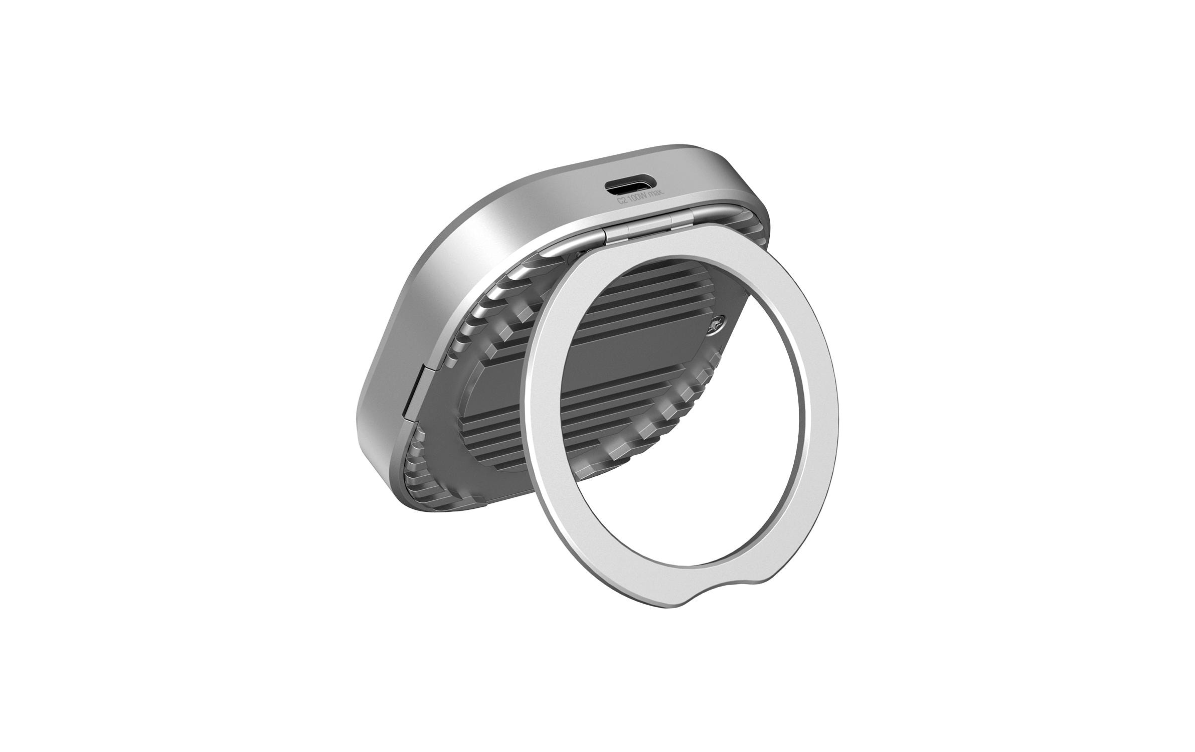 4smarts Magnetisches SSD-Gehäuse Kickstand MagSafe-kompatibel grau 4smarts Magnetisches SSD-Gehäuse Kickstand MagSafe-kompatibel grau