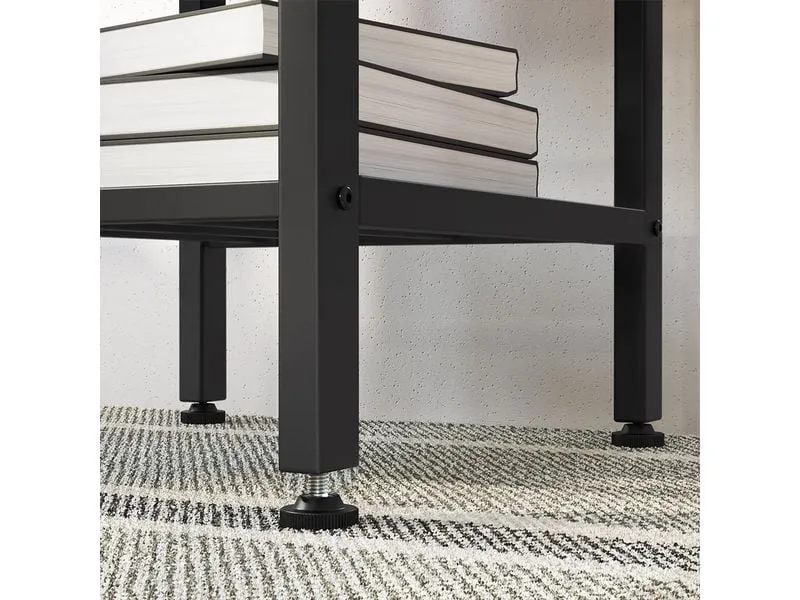 VASAGLE Bartisch Industrial 40 x 90 cm, Braun/Schwarz VASAGLE Bartisch Industrial 40 x 90 cm, Braun/Schwarz