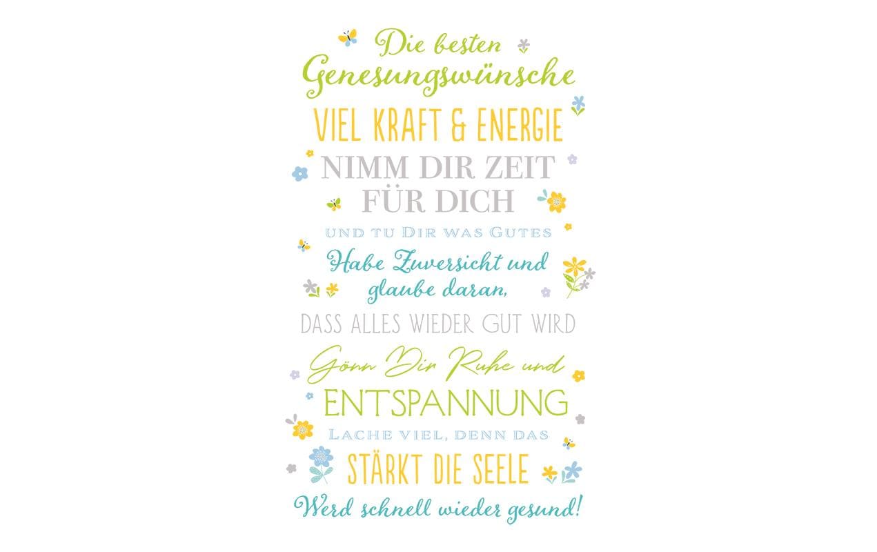 ABC Genesungskarte Die besten Genesungswünsche B6