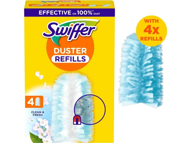 Swiffer Staubmagnet mit Duft 4 Stück, Blau Swiffer Staubmagnet mit Duft 4 Stück, Blau