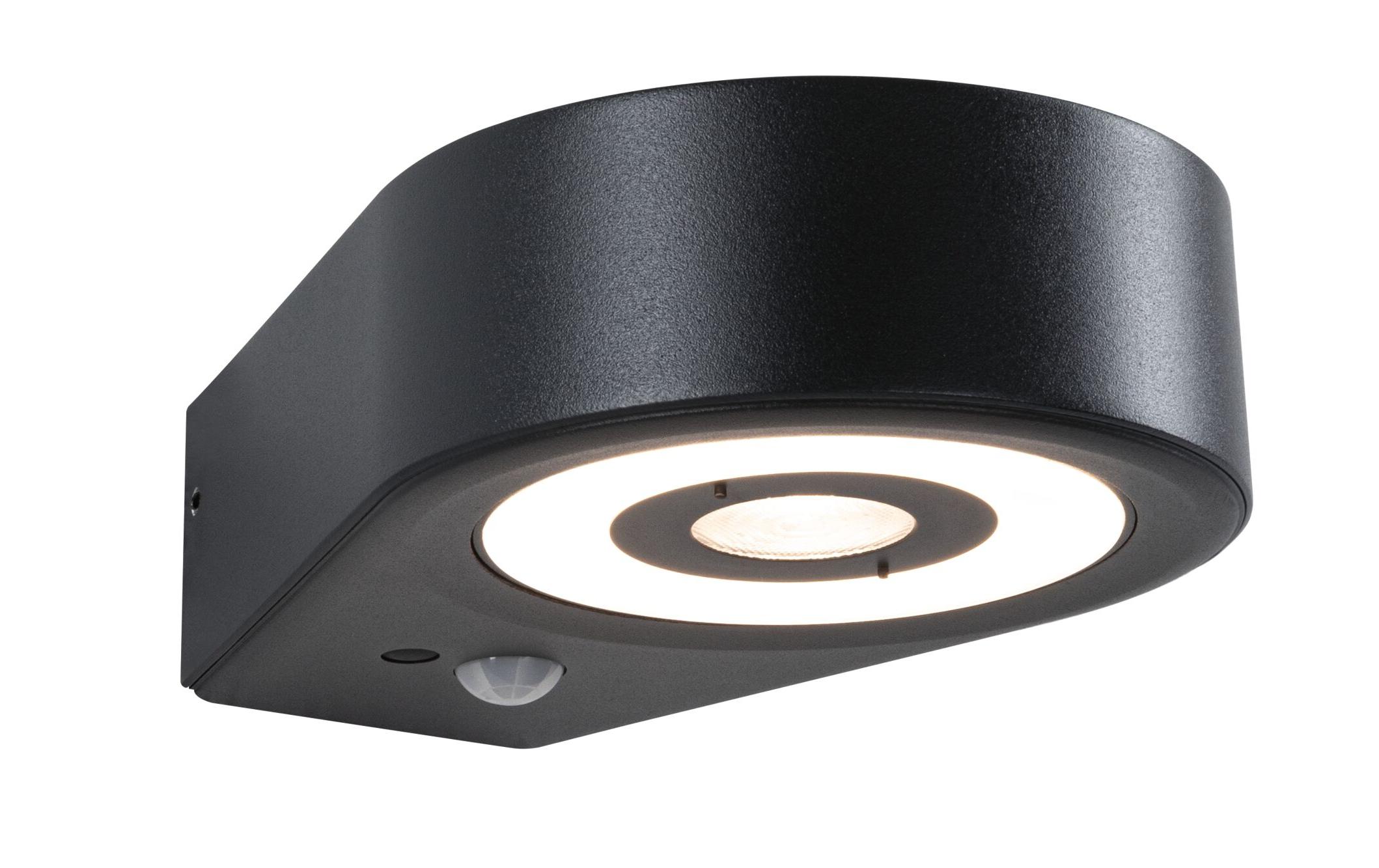 Paulmann LED Aussenwandleuchte Silma Bewegungsmelder Anthrazit Paulmann LED Aussenwandleuchte Silma Bewegungsmelder Anthrazit