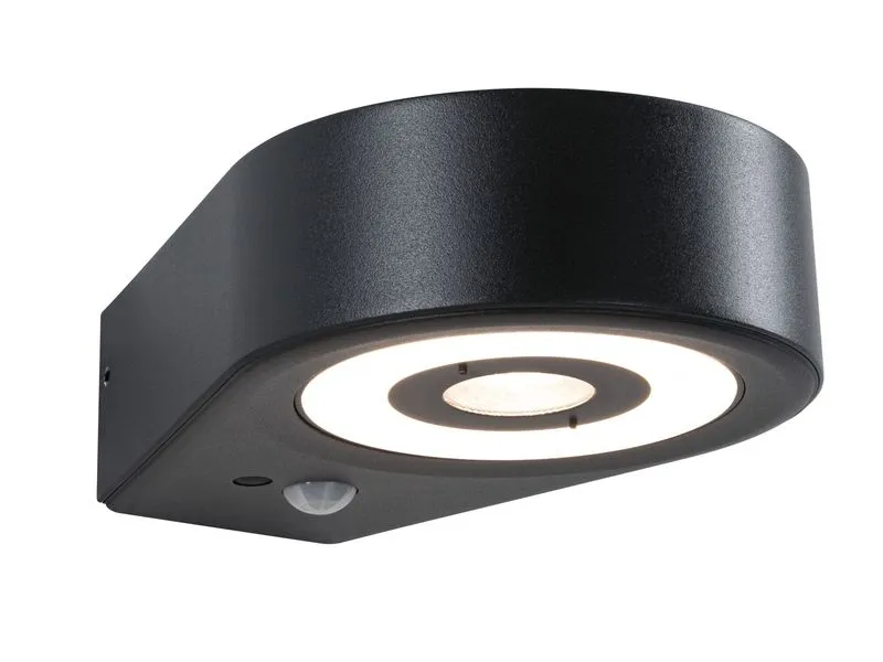 Paulmann LED Aussenwandleuchte Silma Bewegungsmelder Anthrazit Paulmann LED Aussenwandleuchte Silma Bewegungsmelder Anthrazit