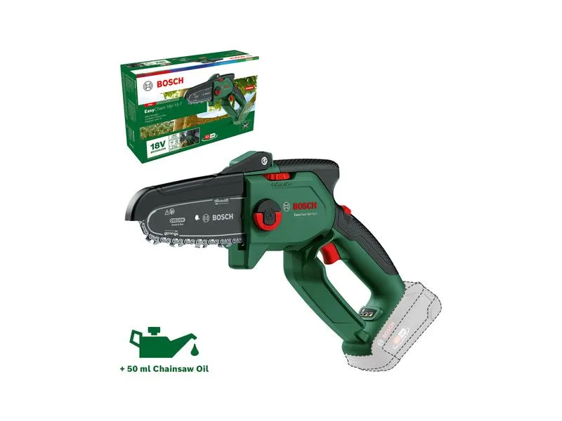 Bosch Akku-Kettensäge EasyChain 18 V-15-7, Solo Bosch Akku-Kettensäge EasyChain 18 V-15-7, Solo