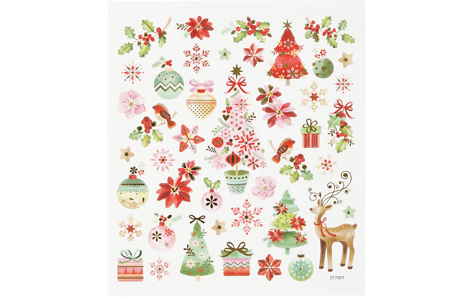 Creativ Company Weihnachtssticker Romantische Weihnachtszeit Weihnachten