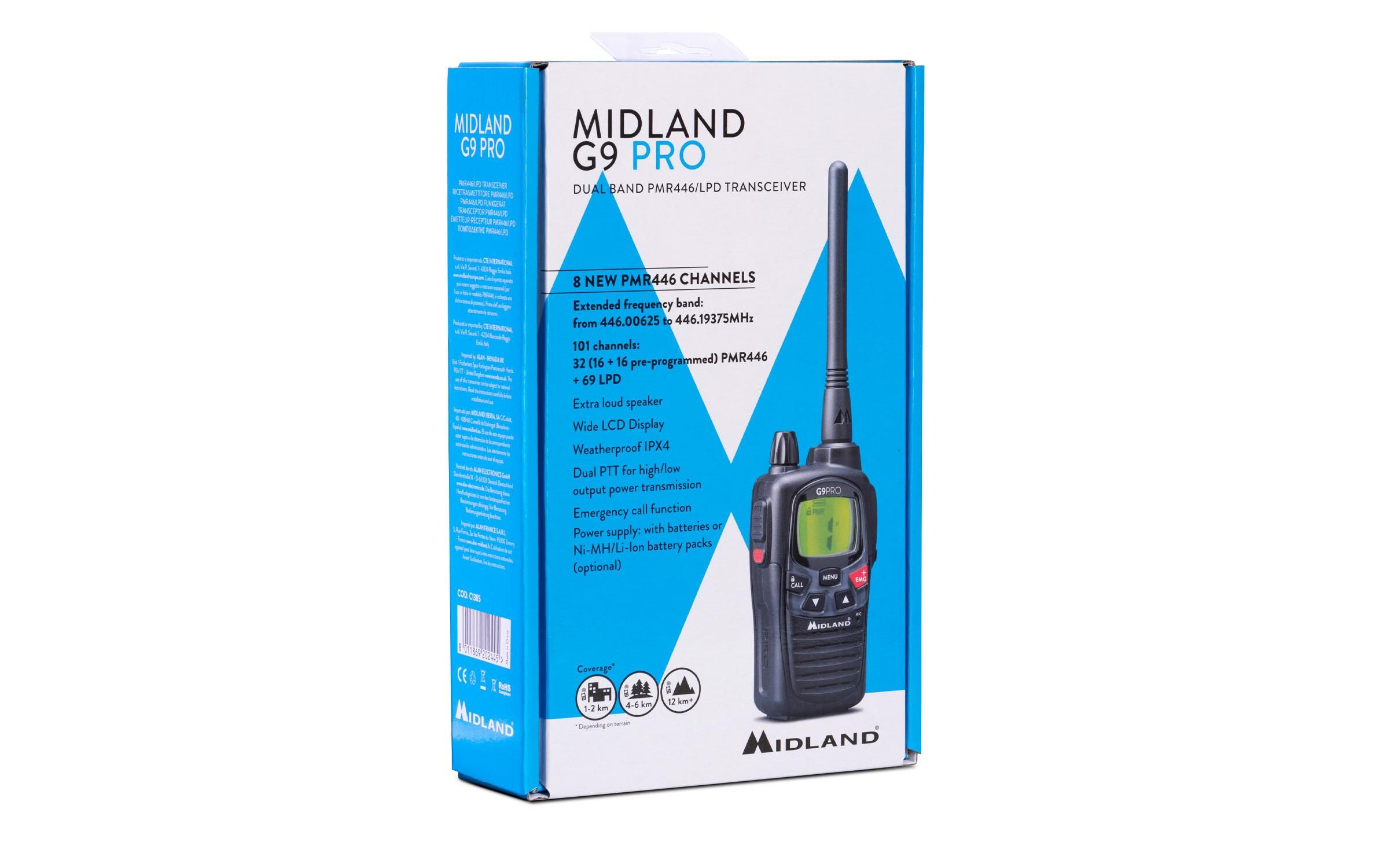 Midland Funkgerät G9 Pro, Einzelgerät