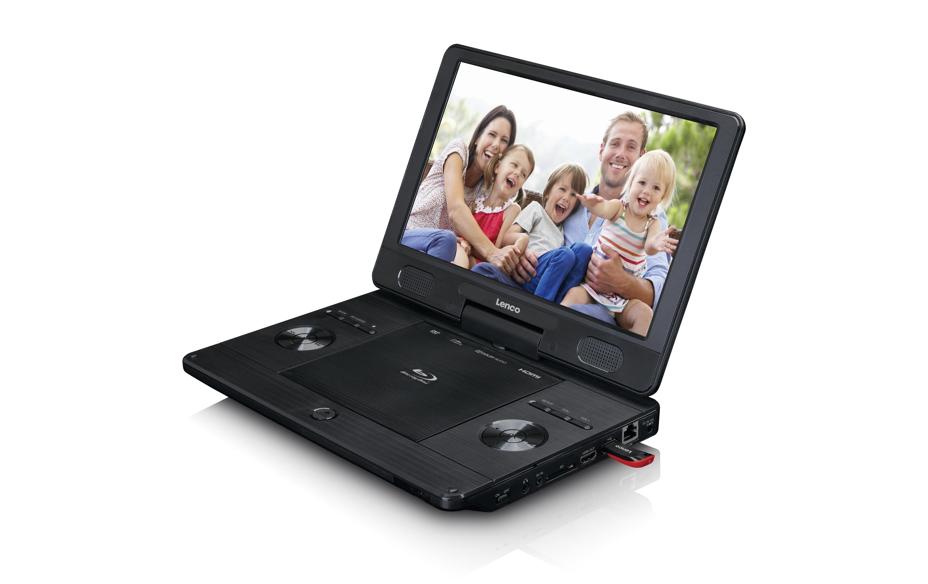 Lenco Portabler Bluray Player BRP-1150 mit 11.5 TFT Bildschirm