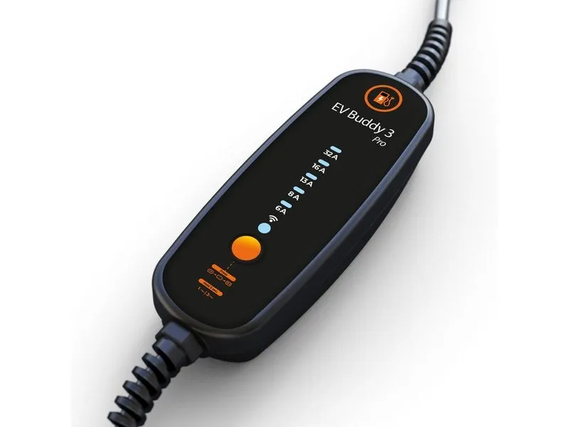 EV Buddy Ladekabel für EV Buddy 3 Pro, 22kW, 6.5m, Bluetooth, WLAN EV Buddy Ladekabel für EV Buddy 3 Pro, 22kW, 6.5m, Bluetooth, WLAN