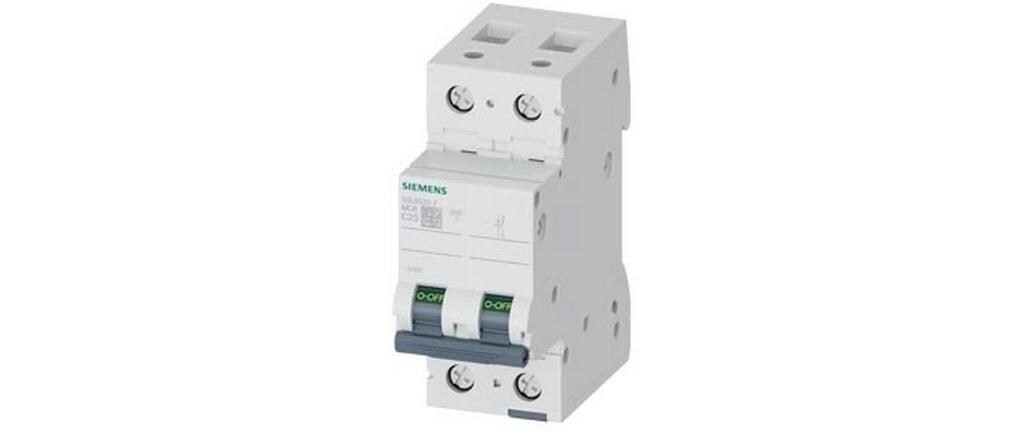 Siemens Leitungsschutzschalter 230 V 6kA, 1+N-polig, C, 20A Siemens Leitungsschutzschalter 230 V 6kA, 1+N-polig, C, 20A