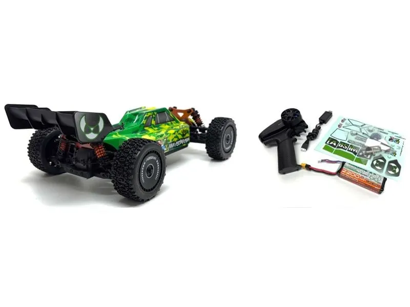 Absima Buggy Neon Furry grün, 4WD, RTR, 1:12