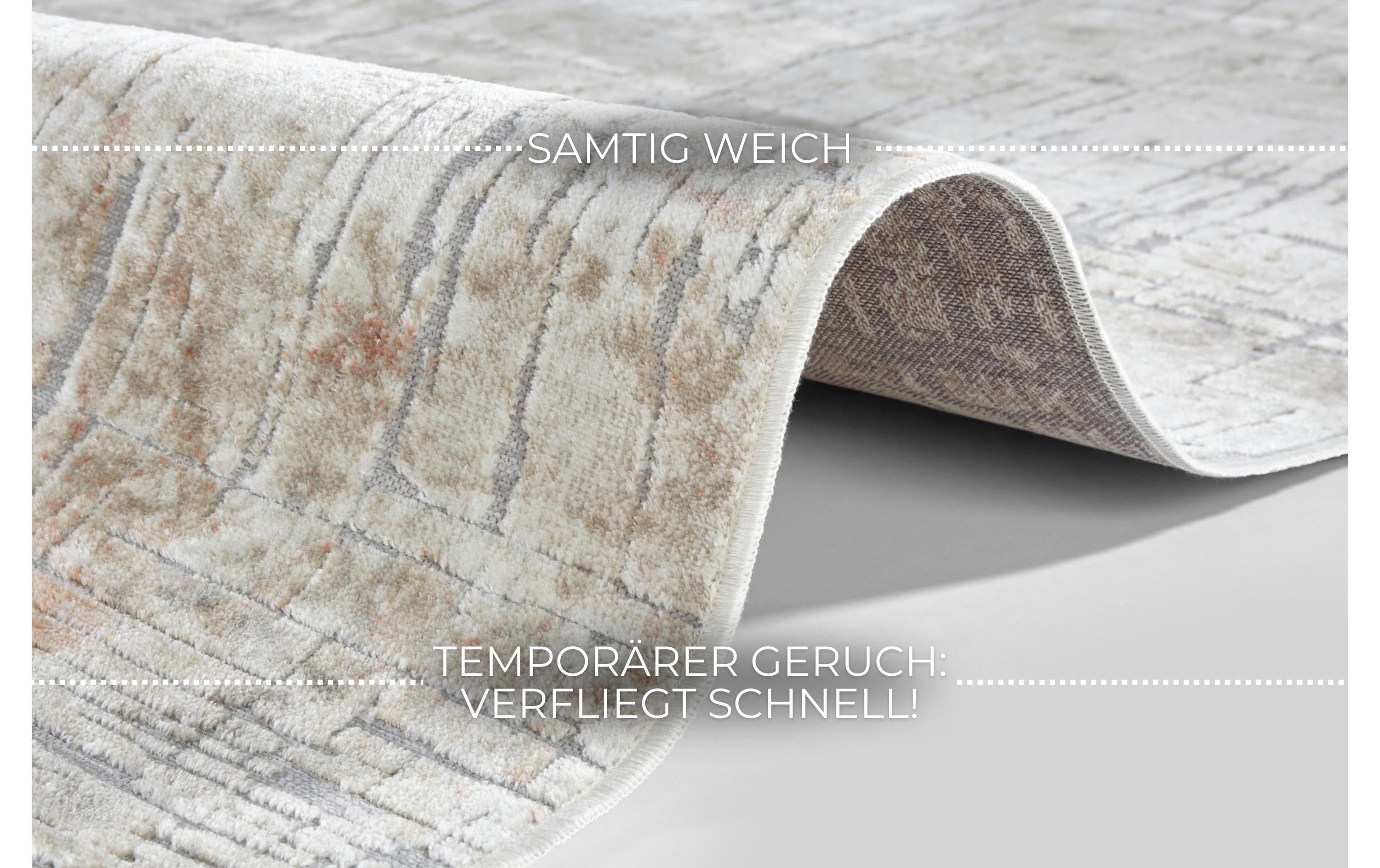 Elle Decoration Teppich Chameis 160 cm x 230 cm, Beige/Peach