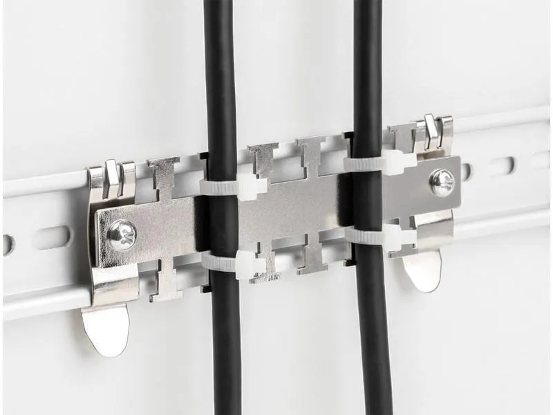 Delock Kabelabfangleiste für Hutschiene Delock Kabelabfangleiste für Hutschiene