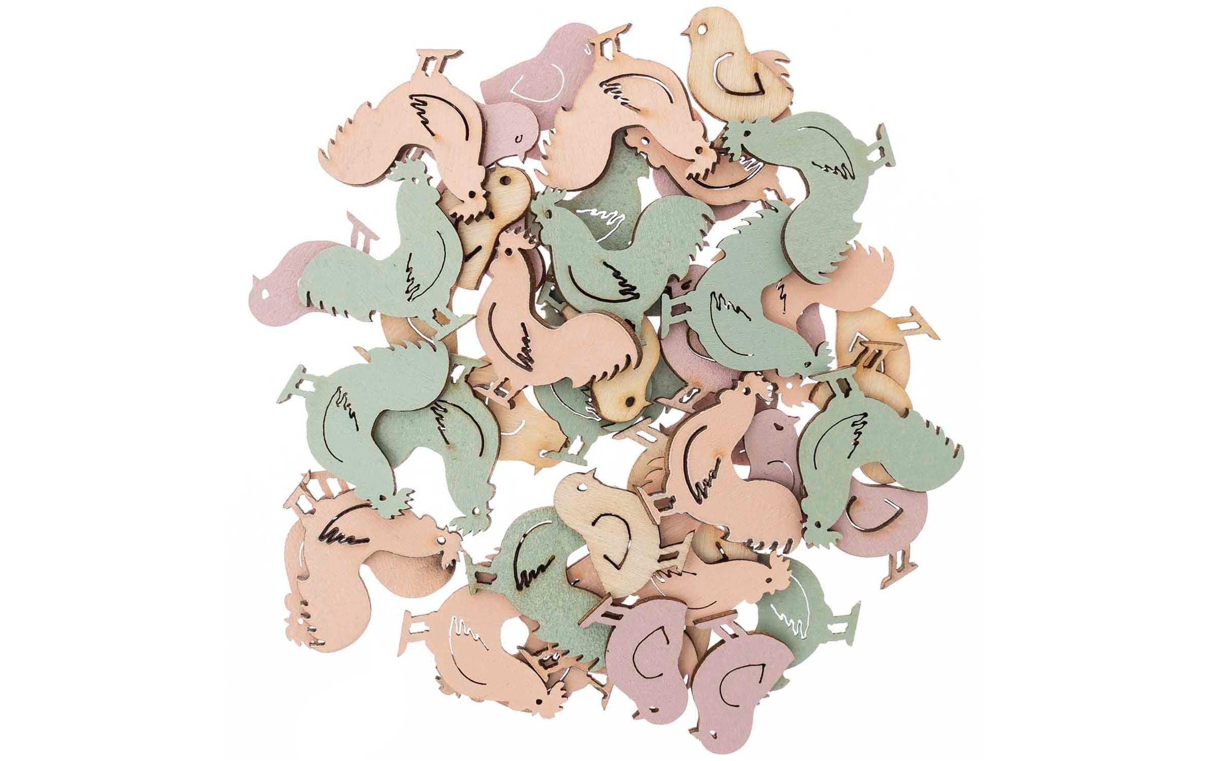 Rico Design Streudeko Kücken 48 Stück, Mehrfarbig