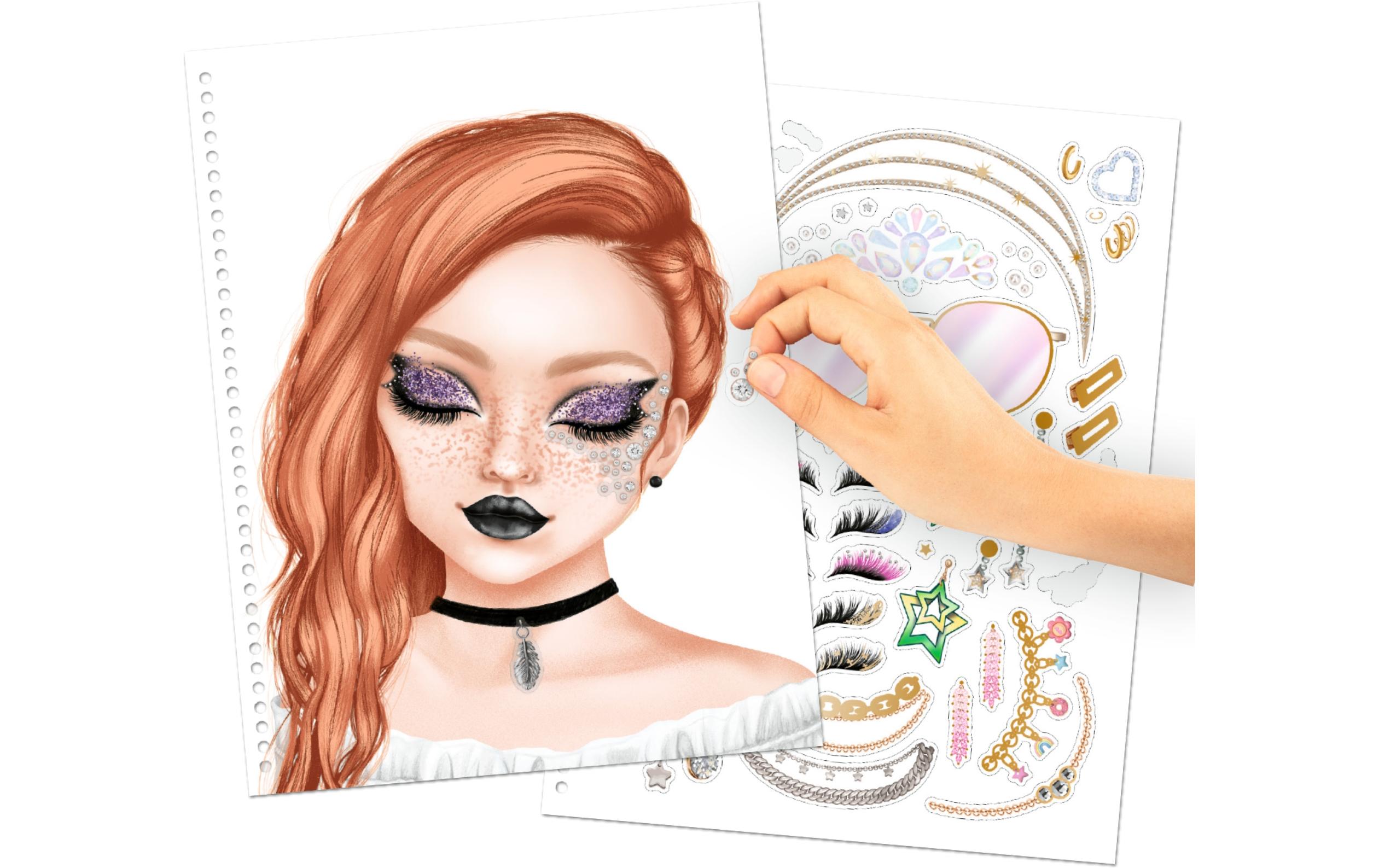 Topmodel Malbuch Make up Top Model 60 Seiten