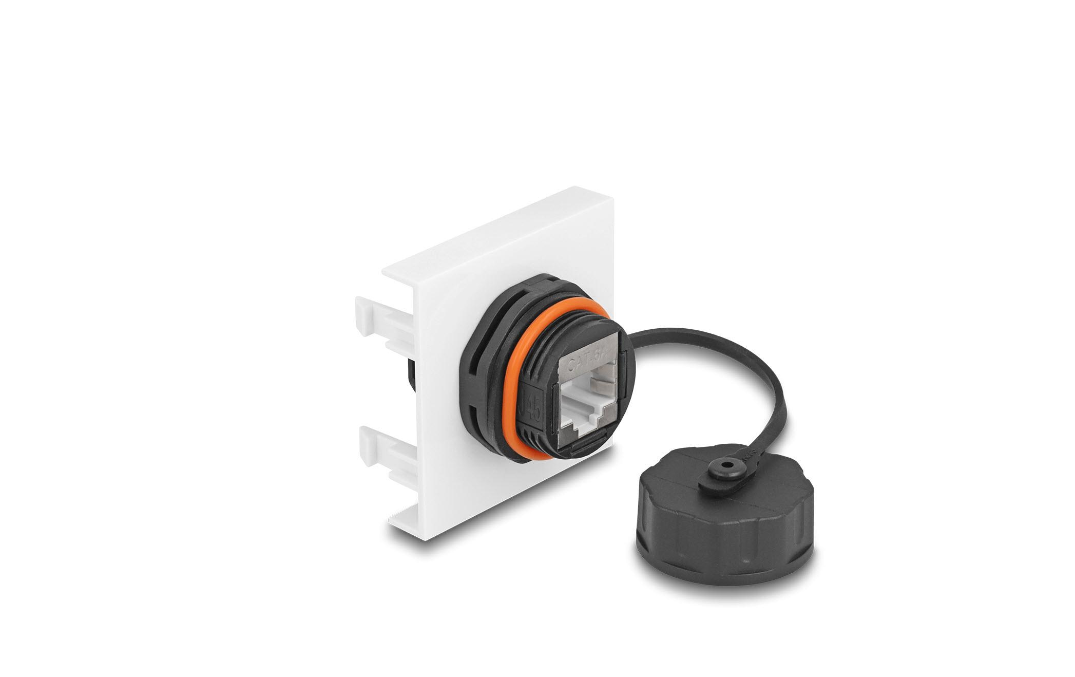 Delock Easy 45 Modul RJ45 Cat.6A, 45 x 45 mm
