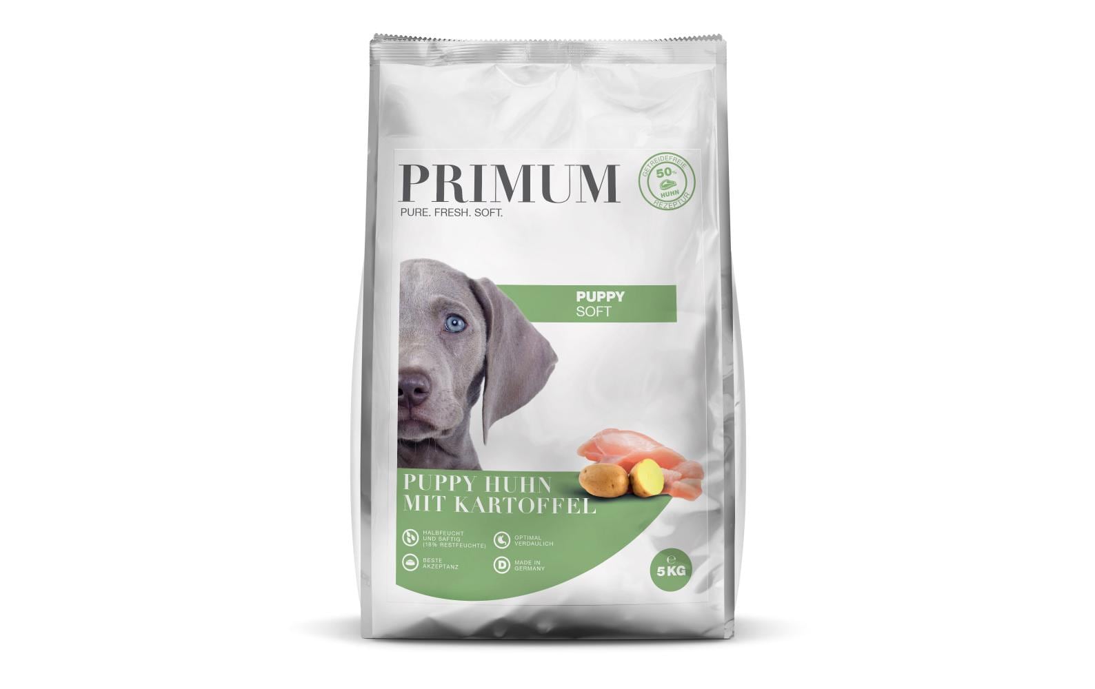 PRIMUM Halbfeuchtfutter Puppy Huhn mit Kartoffel 5 kg