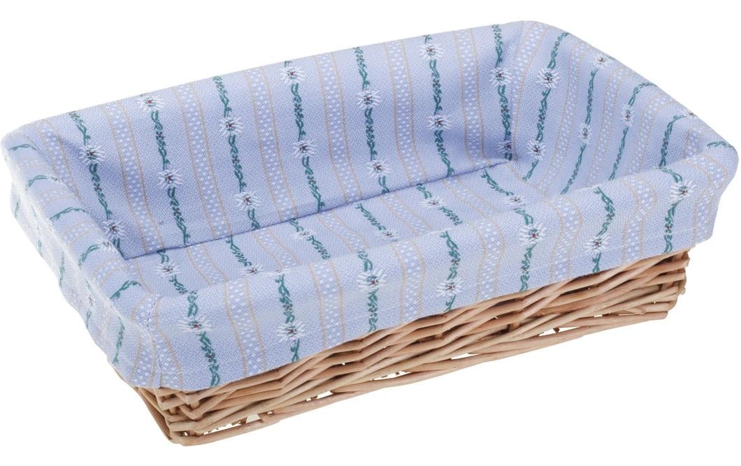 Nouvel Brotkorb Sennenlook, Strohfarben, 32 x 23 x 9 cm