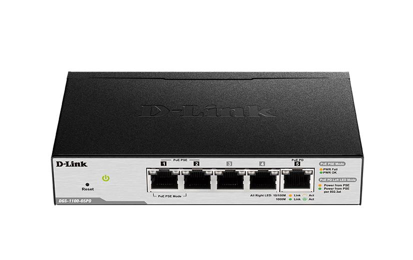 D-Link PoE Switch DGS‑1100‑05PD 5 Port