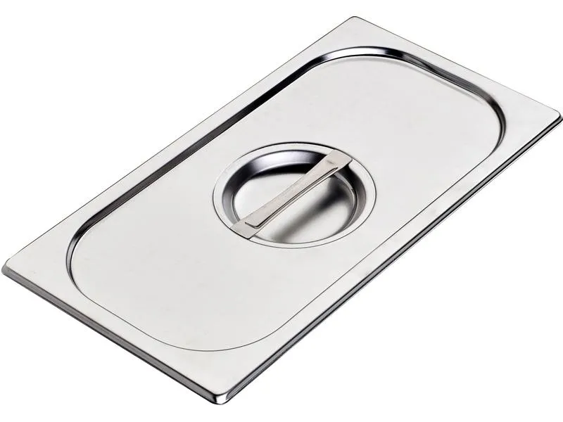 INOX Deckel für Garbehälter CNS 1/3 GN INOX Deckel für Garbehälter CNS 1/3 GN
