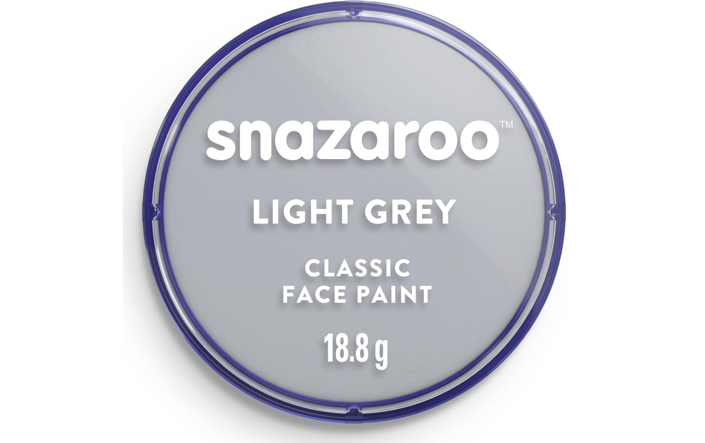 Snazaroo Schminkfarbe Blister 18 ml, Hellgrau