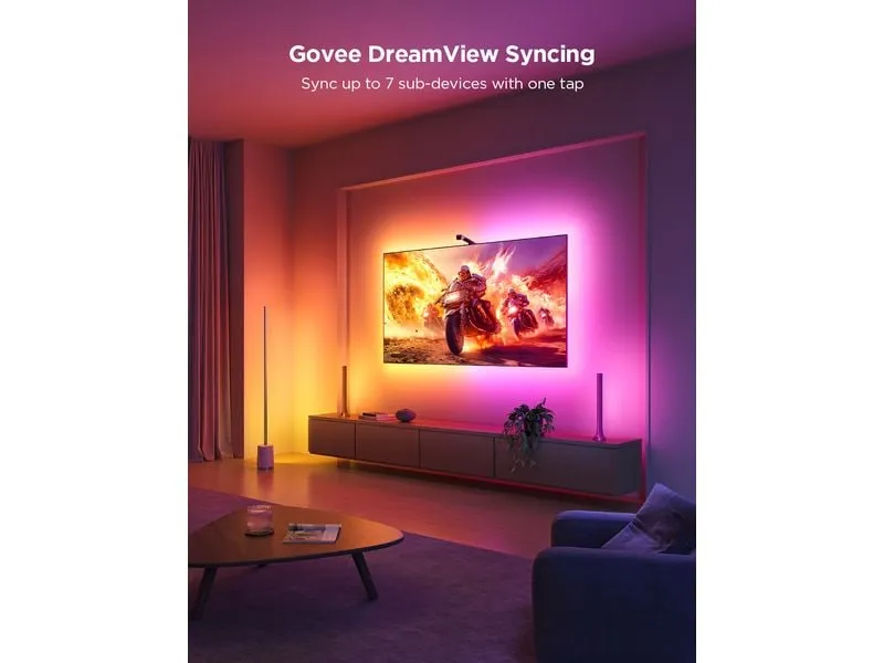 Govee Envisual TV Backlight T3, 75-85, RGBICW, WiFi, BT Govee Envisual TV Backlight T3, 75-85, RGBICW, WiFi, BT