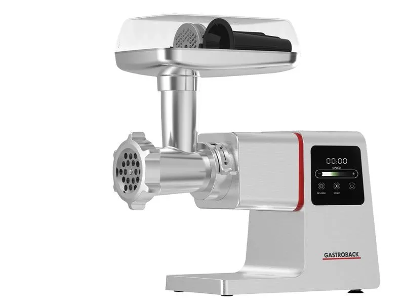 Gastroback Design Fleischwolf 6-in-1 Power Pro Silber