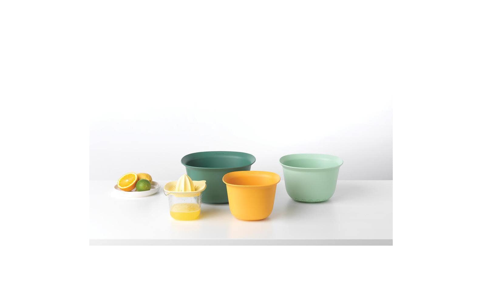 Brabantia Rührschüssel-Set Tasty+ Schüssel-Set, Mixed Colours