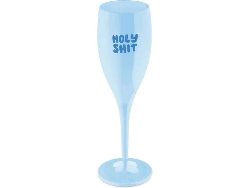 Koziol Sektglas Holy Shit 100 ml, 1 Stück, Blau Koziol Sektglas Holy Shit 100 ml, 1 Stück, Blau