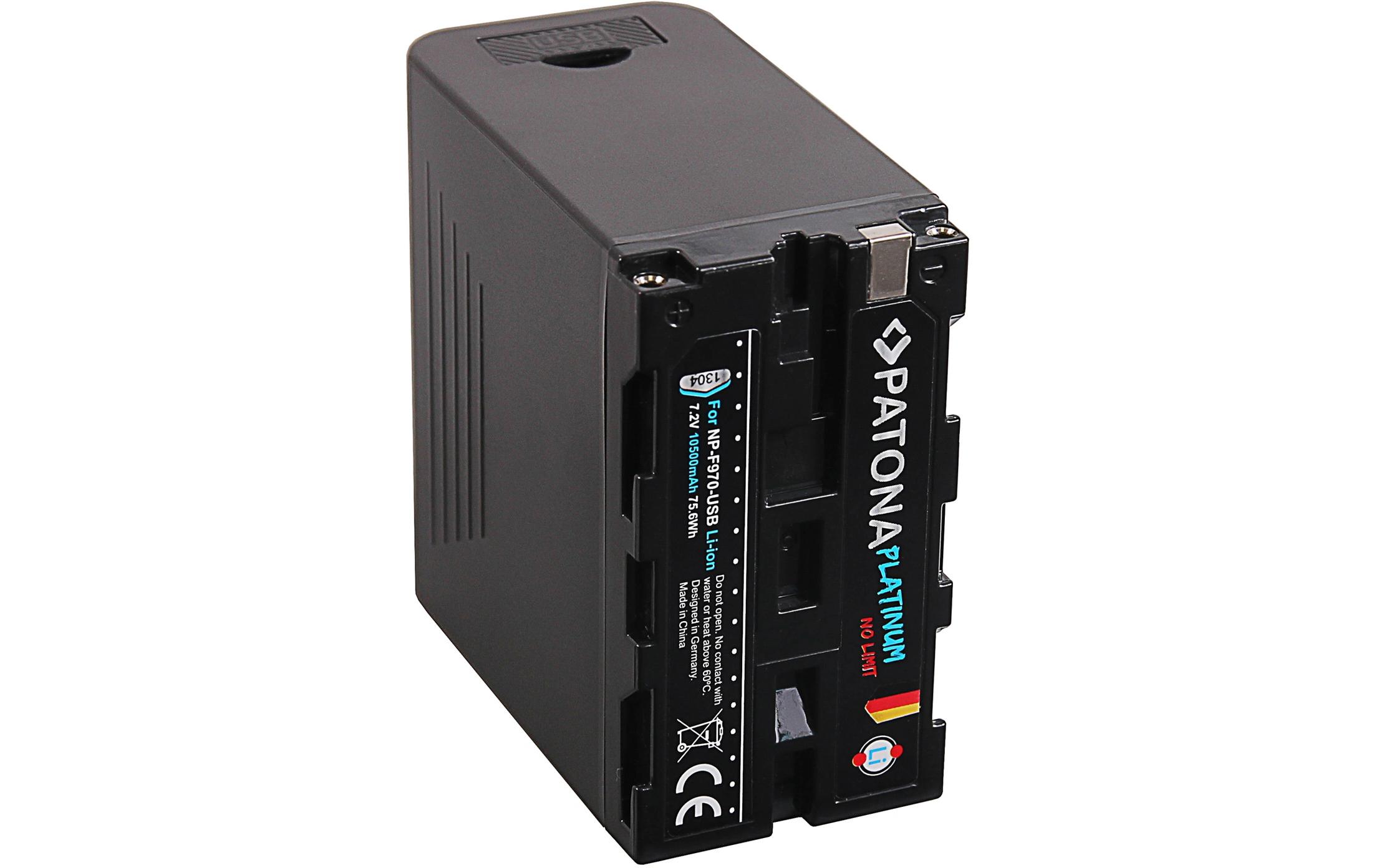 Patona Digitalkamera-Akku für Sony NP-F970 und CCD Serie