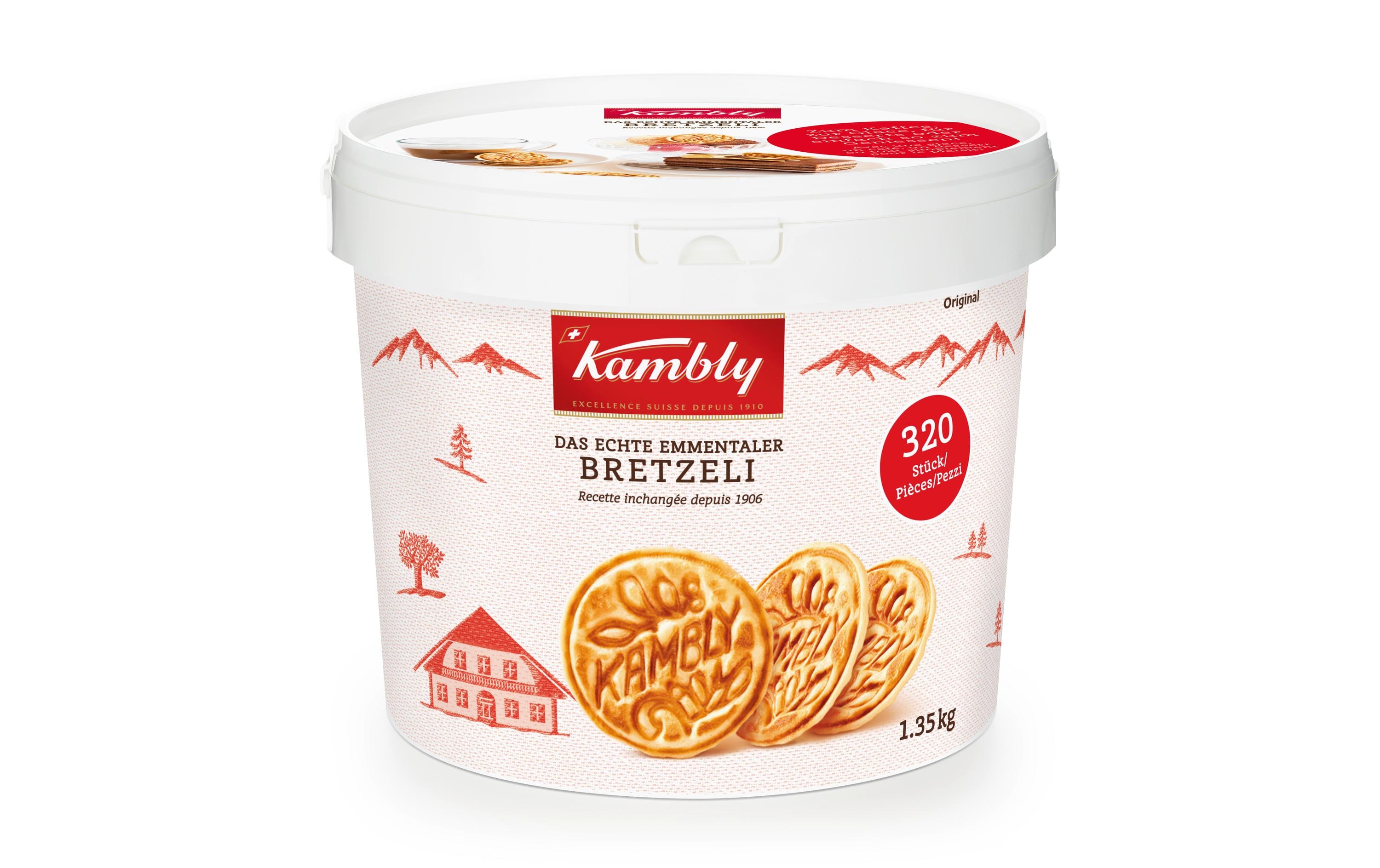 Kambly Guetzli Bretzeli Gastro Eimer 1.35 kg Kambly Guetzli Bretzeli Gastro Eimer 1.35 kg
