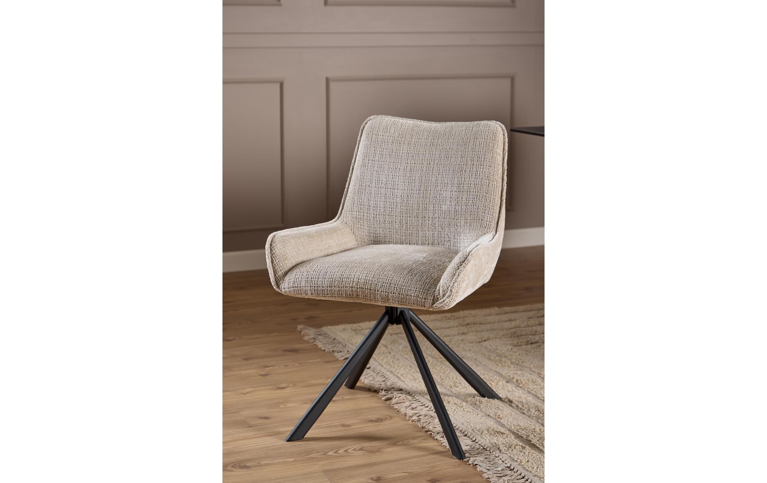 AC Design Stuhl Eddie 2 Stück, Beige