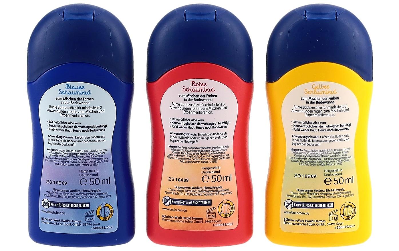 Bübchen Bad Labor Schaumbadmix 3x 50 ml Bübchen Bad Labor Schaumbadmix 3x 50 ml