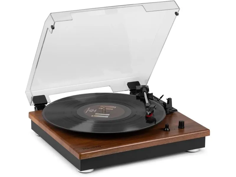 Audizio Plattenspieler mit Bluetooth RP112L Dunkelbraun Audizio Plattenspieler mit Bluetooth RP112L Dunkelbraun