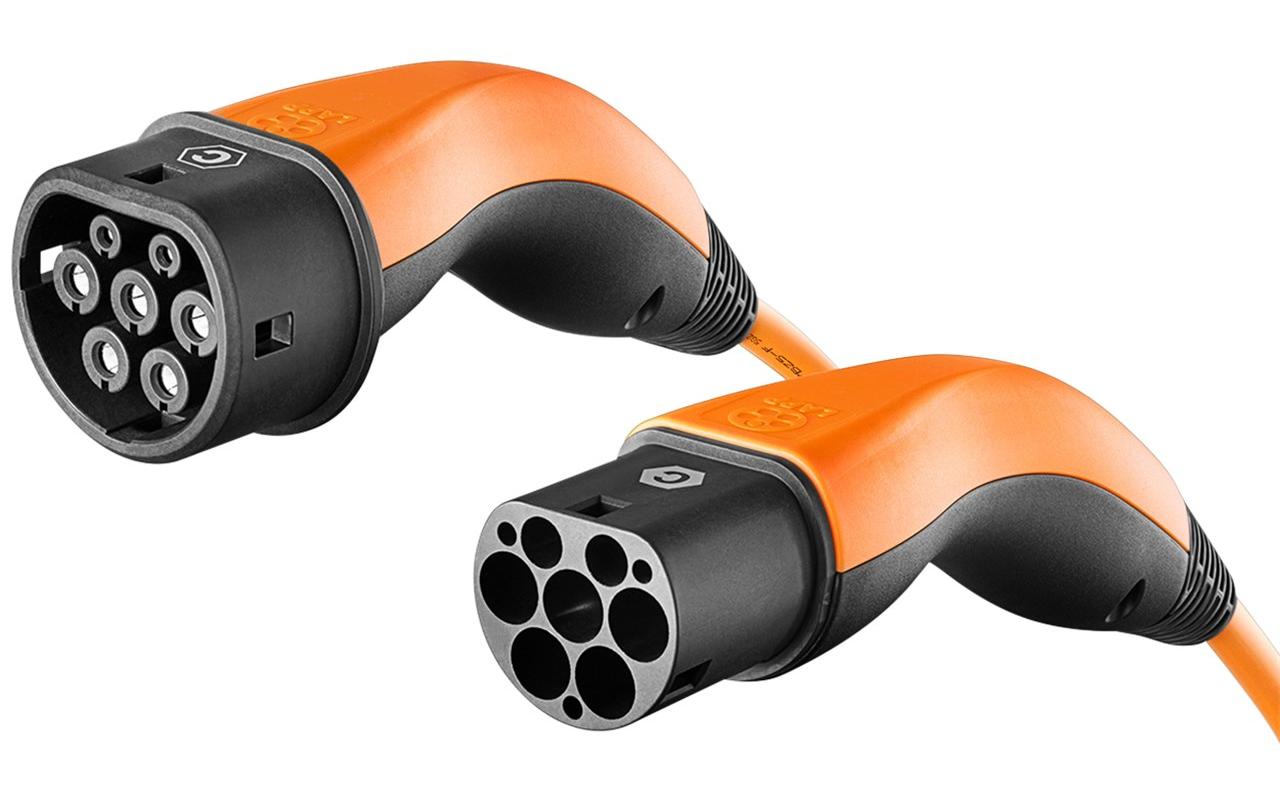 Lapp Ladekabel Helix für Elektroauto Typ 2, 22 kW, 5 m, Orange